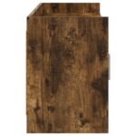 vidaXL TV skrinka 168 x 33 x 47 cm Dymový dub Kompozitné drevo – Obrázok 5