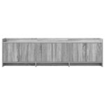 vidaXL TV skrinka 168 x 33 x 47 cm Sivý Sonoma Kompozitné drevo – Obrázok 4