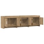 vidaXL TV skrinka 168 x 33 x 47 cm Dub artisan Kompozitné drevo – Obrázok 3