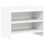 vidaXL TV skrinka 60 x 33 x 47 cm Biela Kompozitné drevo