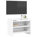 vidaXL TV skrinka 60 x 33 x 47 cm Biela Kompozitné drevo – Obrázok 2