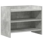 vidaXL TV skrinka 60 x 33 x 47 cm Betónovo sivá Kompozitné drevo