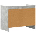 vidaXL TV skrinka 60 x 33 x 47 cm Betónovo sivá Kompozitné drevo – Obrázok 5