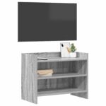 vidaXL TV skrinka 60 x 33 x 47 cm Sivý Sonoma Kompozitné drevo – Obrázok 2