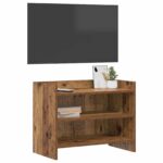 vidaXL TV skrinka 60 x 33 x 47 cm Staré drevo Kompozitné drevo – Obrázok 2