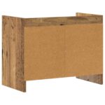 vidaXL TV skrinka 60 x 33 x 47 cm Staré drevo Kompozitné drevo – Obrázok 5