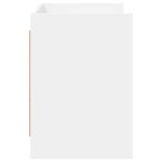 vidaXL TV skrinka 100 x 33 x 47 cm Biela Kompozitné drevo – Obrázok 4