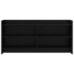 vidaXL TV skrinka 100 x 33 x 47 cm Čierny dub Kompozitné drevo – Obrázok 3