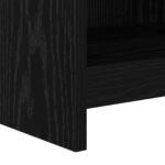 vidaXL TV skrinka 100 x 33 x 47 cm Čierny dub Kompozitné drevo – Obrázok 5