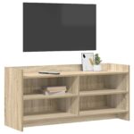 vidaXL TV skrinka 100 x 33 x 47 cm Dub sonoma Kompozitné drevo – Obrázok 2