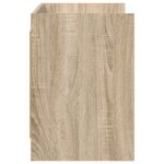vidaXL TV skrinka 100 x 33 x 47 cm Dub sonoma Kompozitné drevo – Obrázok 4