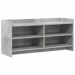 vidaXL TV skrinka 100 x 33 x 47 cm Betónovo sivá Kompozitné drevo
