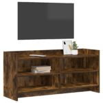 vidaXL TV skrinka 100 x 33 x 47 cm Dymový dub Kompozitné drevo – Obrázok 2