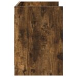 vidaXL TV skrinka 100 x 33 x 47 cm Dymový dub Kompozitné drevo – Obrázok 4