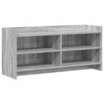 vidaXL TV skrinka 100 x 33 x 47 cm Sivý Sonoma Kompozitné drevo