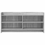 vidaXL TV skrinka 100 x 33 x 47 cm Sivý Sonoma Kompozitné drevo – Obrázok 3