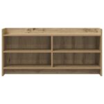 vidaXL TV skrinka 100 x 33 x 47 cm Dub artisan Kompozitné drevo – Obrázok 3