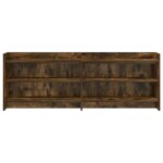 vidaXL TV skrinka 135 x 33 x 47 cm Dymový dub Kompozitné drevo – Obrázok 3