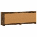 vidaXL TV skrinka 135 x 33 x 47 cm Dymový dub Kompozitné drevo – Obrázok 5