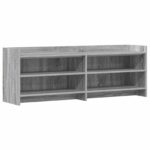 vidaXL TV skrinka 135 x 33 x 47 cm Sivý Sonoma Kompozitné drevo