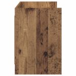 vidaXL TV skrinka 135 x 33 x 47 cm Staré drevo Kompozitné drevo – Obrázok 4