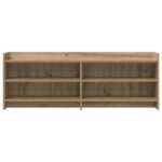 vidaXL TV skrinka 135 x 33 x 47 cm Dub artisan Kompozitné drevo – Obrázok 3