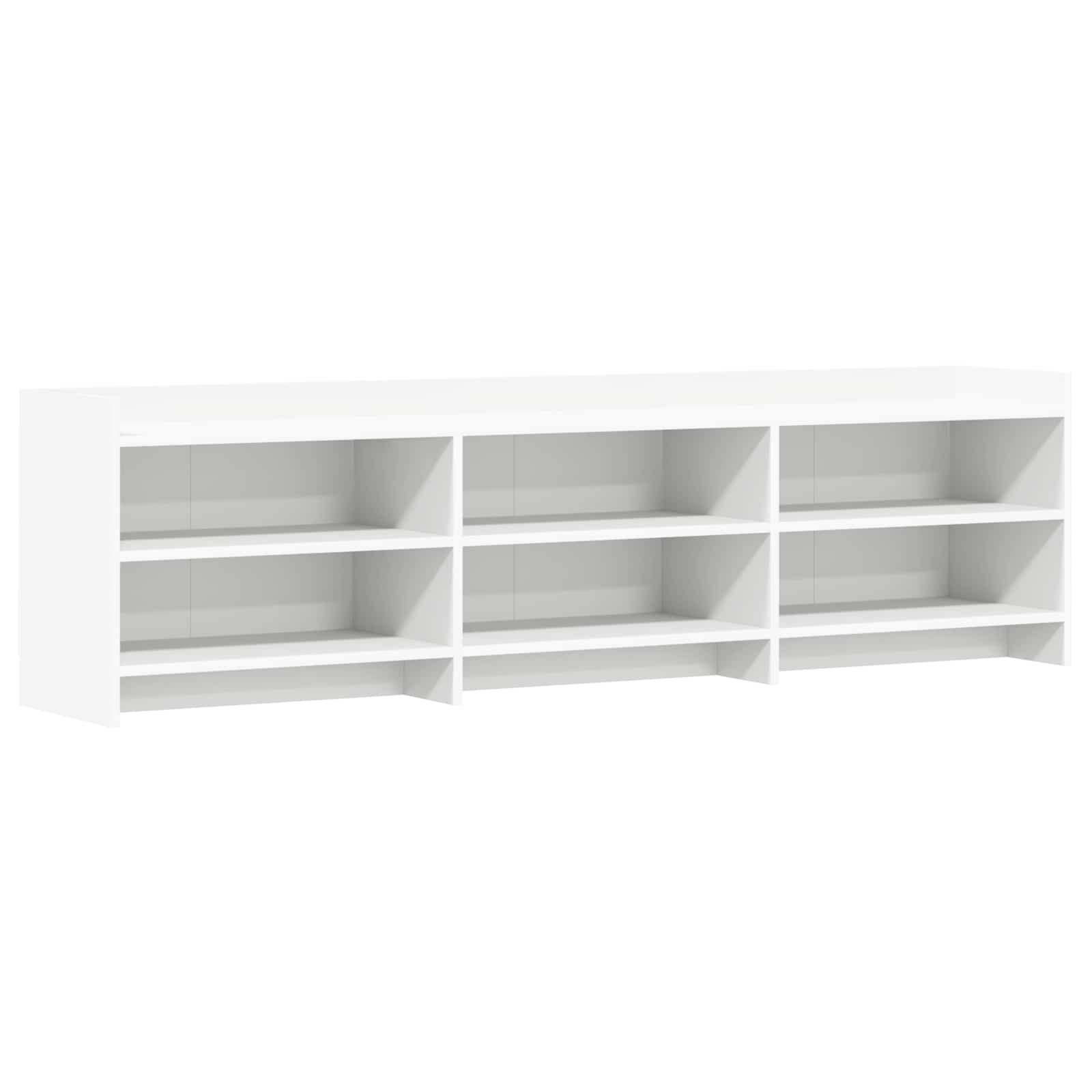 8011235_1.jpg vidaXL TV skrinka 168 x 33 x 47 cm Biela Kompozitné drevo – Obrázok 1