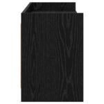 vidaXL TV skrinka 168 x 33 x 47 cm Čierny dub Kompozitné drevo – Obrázok 4