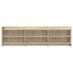 vidaXL TV skrinka 168 x 33 x 47 cm Dub sonoma Kompozitné drevo – Obrázok 3