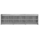 vidaXL TV skrinka 168 x 33 x 47 cm Sivý Sonoma Kompozitné drevo – Obrázok 3