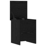 vidaXL Úložná truhlica Čierny dub 40 x 40 x 50 cm Kompozitné drevo – Obrázok 3