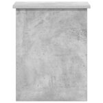 vidaXL Úložná truhlica Betónovo sivá 40 x 40 x 50 cm Kompozitné drevo – Obrázok 5