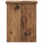 vidaXL Úložná truhlica Staré drevo 40 x 40 x 50 cm Kompozitné drevo – Obrázok 5