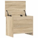 vidaXL Úložná truhlica Dub sonoma 60 x 40 x 50 cm Kompozitné drevo – Obrázok 3