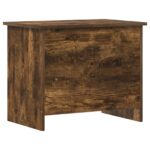 vidaXL Úložná truhlica Dymový dub 60 x 40 x 50 cm Kompozitné drevo