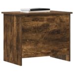 vidaXL Úložná truhlica Dymový dub 60 x 40 x 50 cm Kompozitné drevo – Obrázok 2