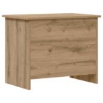 vidaXL Úložná truhlica Dub artisan 60 x 40 x 50 cm Kompozitné drevo
