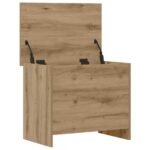 vidaXL Úložná truhlica Dub artisan 60 x 40 x 50 cm Kompozitné drevo – Obrázok 3
