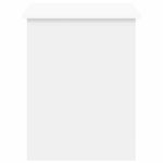 vidaXL Úložná truhlica Biela 80 x 40 x 50 cm Kompozitné drevo – Obrázok 5