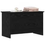 vidaXL Úložná truhlica Čierny dub 80 x 40 x 50 cm Kompozitné drevo – Obrázok 2