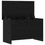 vidaXL Úložná truhlica Čierny dub 80 x 40 x 50 cm Kompozitné drevo – Obrázok 3