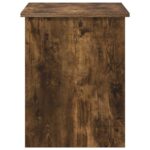 vidaXL Úložná truhlica Dymový dub 80 x 40 x 50 cm Kompozitné drevo – Obrázok 5