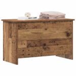 vidaXL Úložná truhlica Staré drevo 80 x 40 x 50 cm Kompozitné drevo – Obrázok 2