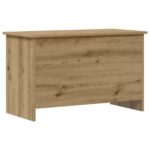 vidaXL Úložná truhlica Dub artisan 80 x 40 x 50 cm Kompozitné drevo