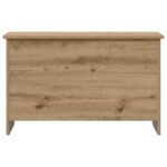 vidaXL Úložná truhlica Dub artisan 80 x 40 x 50 cm Kompozitné drevo – Obrázok 4