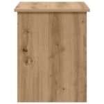 vidaXL Úložná truhlica Dub artisan 80 x 40 x 50 cm Kompozitné drevo – Obrázok 5