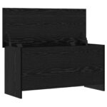vidaXL Úložná truhlica Čierny dub 100 x 40 x 50 cm Kompozitné drevo – Obrázok 3