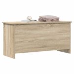 vidaXL Úložná truhlica Dub sonoma 100 x 40 x 50 cm Kompozitné drevo – Obrázok 2