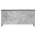 vidaXL Úložná truhlica Betónovo sivá 100 x 40 x 50 cm Kompozitné drevo – Obrázok 4