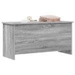 vidaXL Úložná truhlica Sivý Sonoma 100 x 40 x 50 cm Kompozitné drevo – Obrázok 2